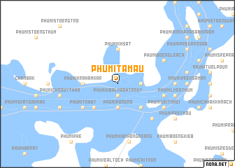 map of Phumĭ Ta Mau
