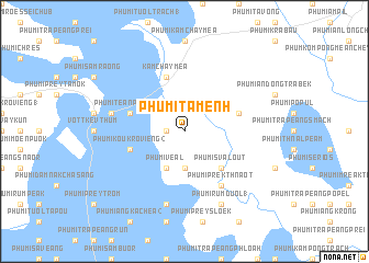 map of Phumĭ Ta Mĕnh