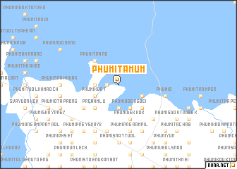 map of Phumĭ Ta Mŭm