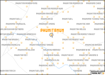 map of Phumĭ Ta Mŭm