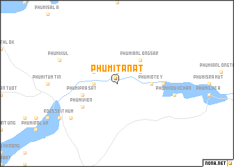 map of Phumĭ Tanat