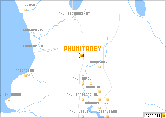 map of Phumĭ Ta Ney