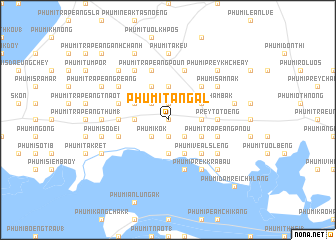 map of Phumĭ Ta Ngal