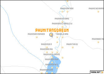 map of Phumĭ Tăng Daeum