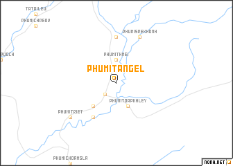 map of Phumĭ Tangĕl