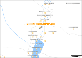 map of Phumĭ Tăng Krâsau