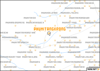 map of Phumĭ Tăng Krông