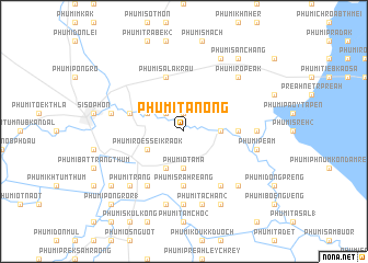 map of Phumĭ Ta Nóng