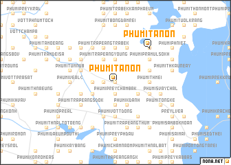 map of Phumĭ Ta Nôn