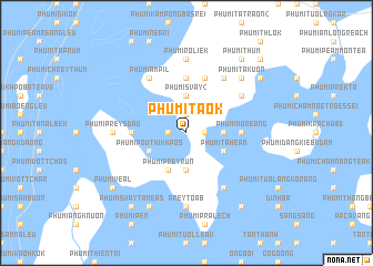 map of Phumĭ Ta Ok