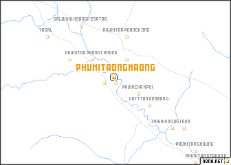 map of Phumĭ Taŏng Maông