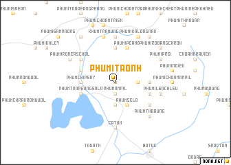 map of Phumĭ Taônh