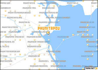 map of Phumĭ Ta Pŏu