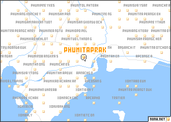 map of Phumĭ Ta Prăk