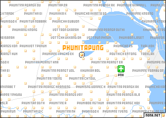 map of Phumĭ Tapung