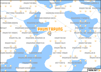 map of Phumĭ Tapung