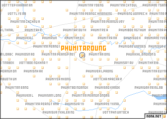 map of Phumĭ Ta Roŭng