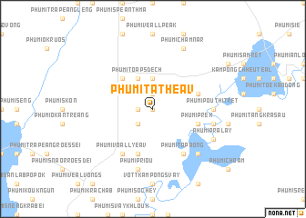 map of Phumĭ Ta Théav