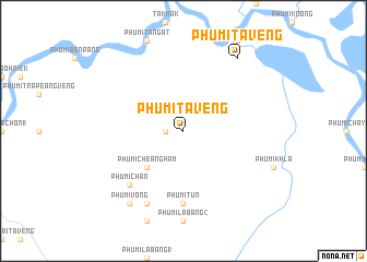 map of Phumĭ Ta Vêng