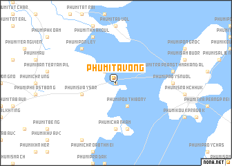 map of Phumĭ Ta Vóng