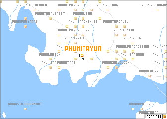 map of Phumĭ Ta Yŭn