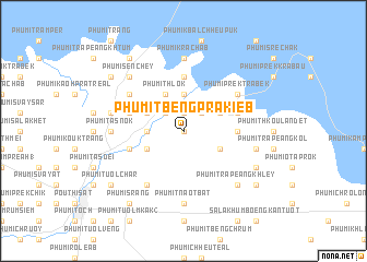 map of Phumĭ Tbêng Prâkiĕb