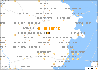 map of Phumĭ Tbêng