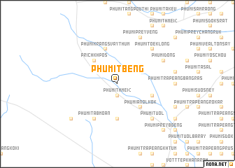 map of Phumĭ Tbêng