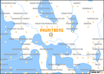 map of Phumĭ Tbêng