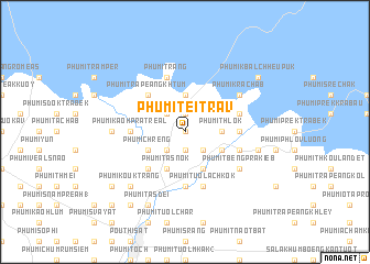 map of Phumĭ Tei Trav