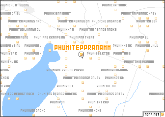 map of Phumĭ Tép Prânâmm