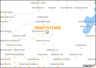 map of Phumĭ Têt Chăs