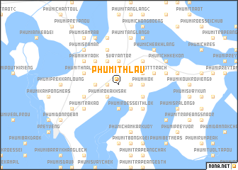 map of Phumĭ Thlav