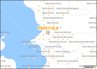 map of Phumĭ Thla