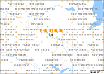 map of Phumĭ Thlôk