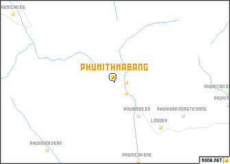 map of Phumĭ Thmâ Băng