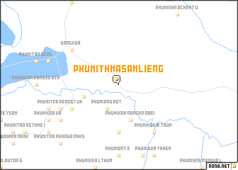 map of Phumĭ Thmâ Sâmliĕng