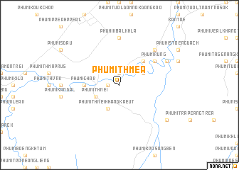 map of Phumĭ Thméa