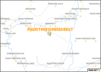 map of Phumĭ Thmei Khang Kaeut