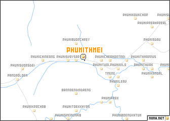 map of Phumĭ Thmei