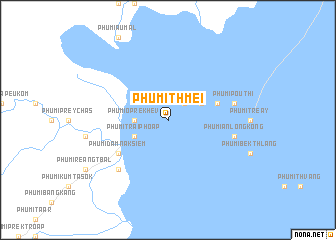 map of Phumĭ Thmei