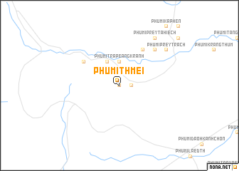 map of Phumĭ Thmei