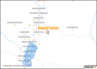 map of Phumĭ Thmei