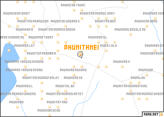 map of Phumĭ Thmei