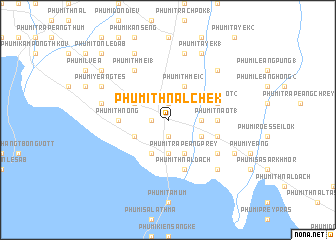 map of Phumĭ Thnál Chêk