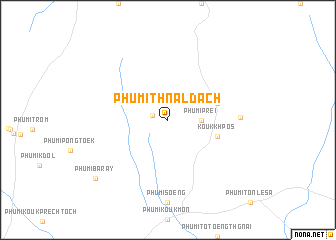 map of Phumĭ Thnál Dăch