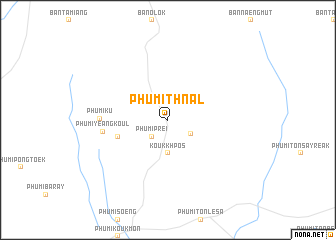 map of Phumĭ Thnál