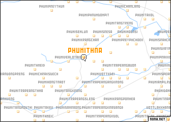 map of Phumĭ Thna