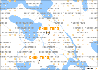 map of Phumĭ Thna