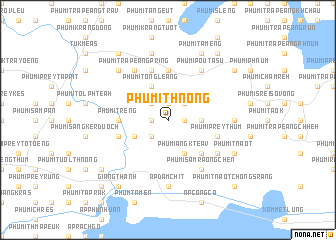 map of Phumĭ Thnóng